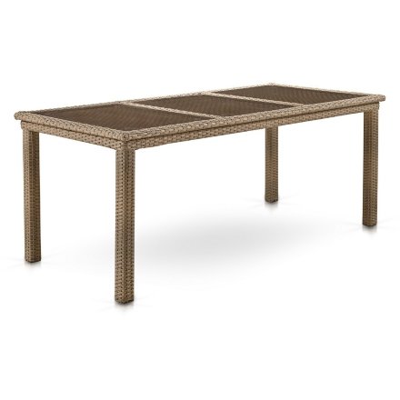 Комплект плетеной мебели T365/Y380B-W65 Light Brown (8+1) 