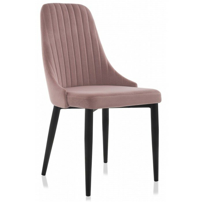 Стул на металлокаркасе Kora light purple / black Стул на металлокаркасе Kora light purple / black