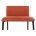 Стул на металлокаркасе Tod red / black 