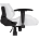 Компьютерное кресло Blanc white / black 