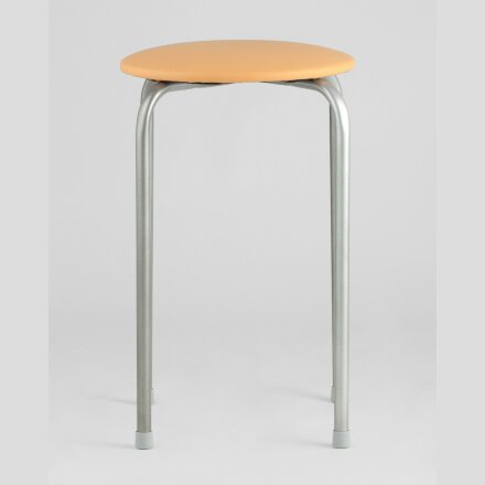 Табурет Stool Group Оранж мягкий  сахара, стальной каркас, сидение поролон, обивка кожзаменитель 
